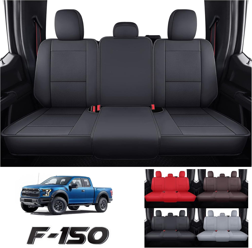 Leather Car Seat Cover for Ford F150 2009-2022 E7874