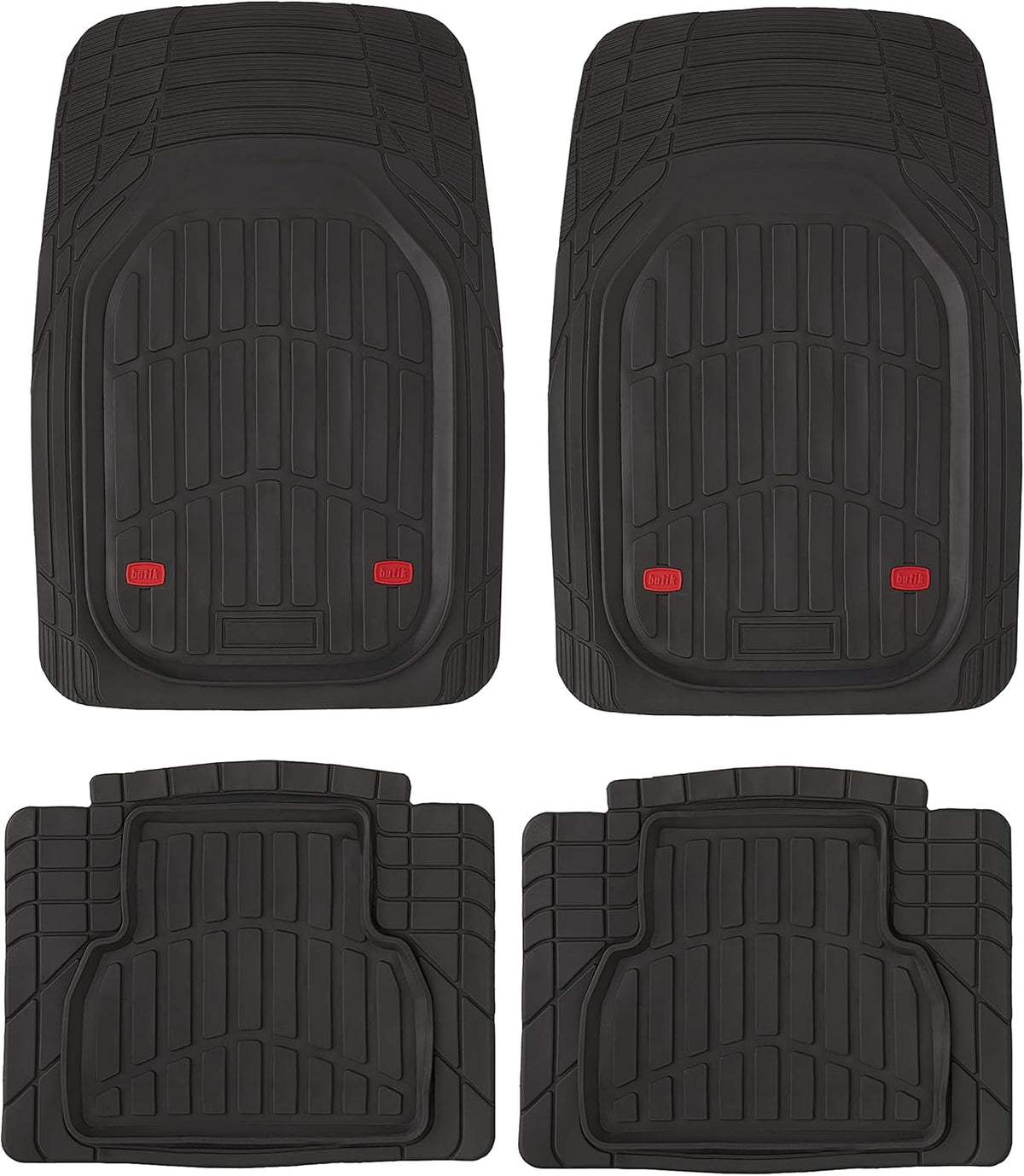 Red SUV Car Automotive Floor Mat 5-Piece Set K108832