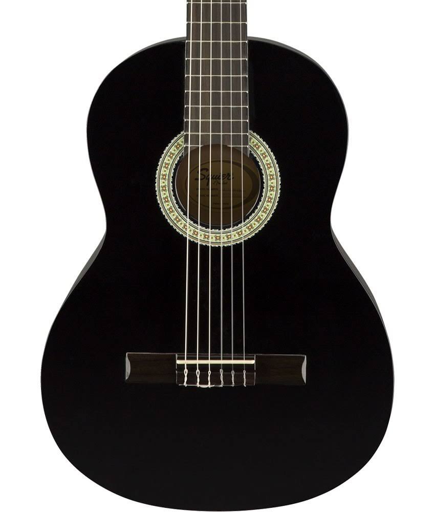 Black Hardwood Classical Guitar O9316