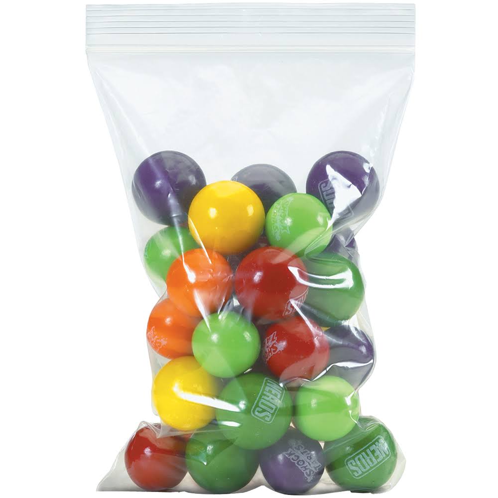 Reclosable 4 Mil Poly Bags 14x22 x 16x22 Clear 500/Case S1864