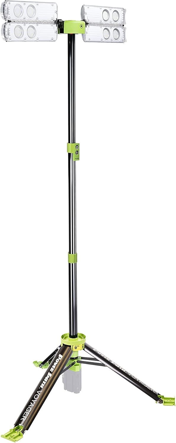 8000 Lumen Cordless Tripod LED Work Light Q36706