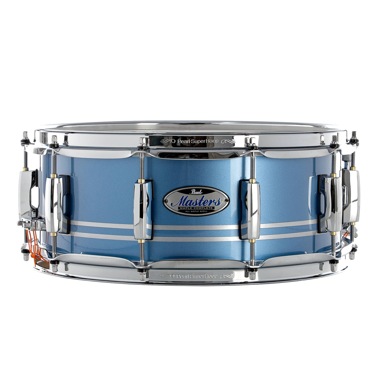 Blue Metallic Maple Complete Drum Set D3388
