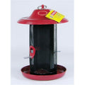 Red Twin Chamber Bird Feeder C90903
