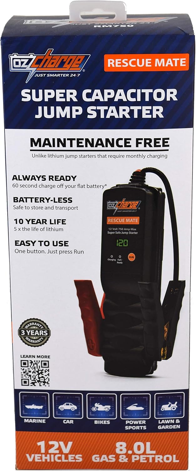 750 Amp Super Capacitor Jump Starter A619115