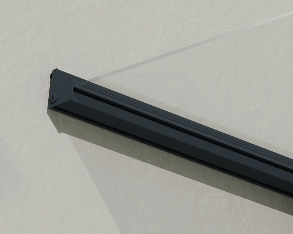 Acrylic Awning Gray/Clear H19835