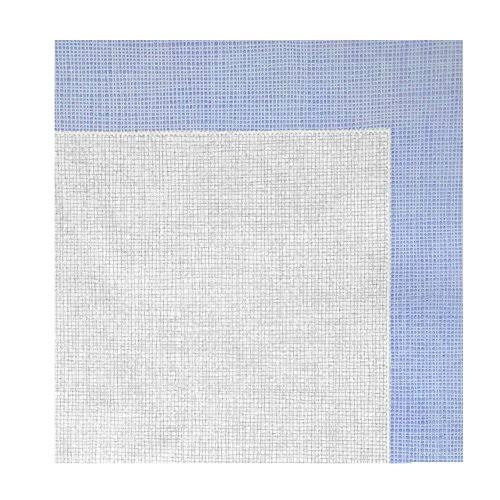 White with Blue Threads Disposable Napkins 16x16 Inches 600 Count K944712