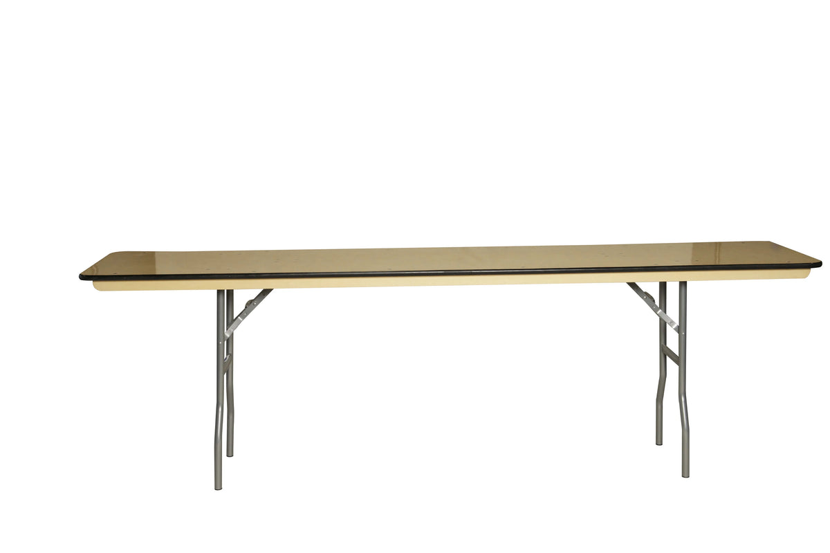 8' x 18" Russian Birch Wood Folding Table Z838461