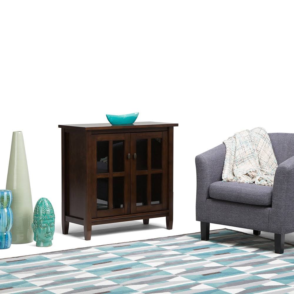 Distressed Brown Low Storage Cabinet I5027