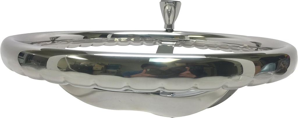 3 Spoke SS Steering Wheel Turning Knob Finger Grips Nut Cap G17235