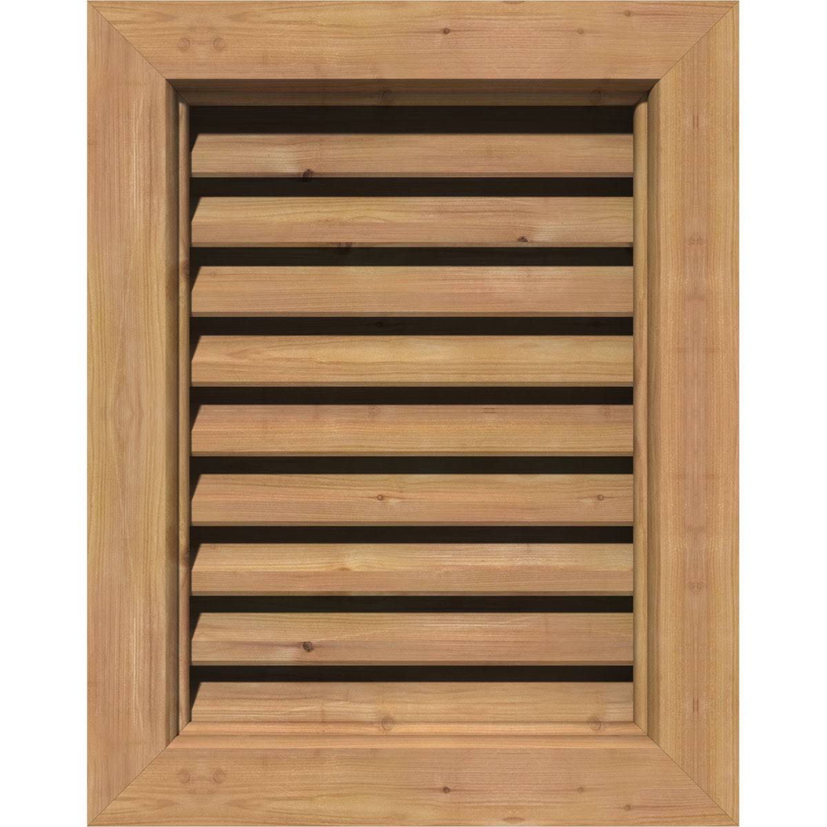 Unfinished Functional Vertical Gable Vent L19172