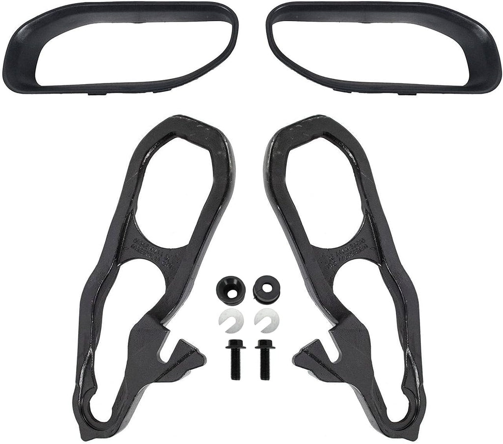 Black Tow Hook and Bumper Bezel for 2019-2021 Ram 1500 J6043