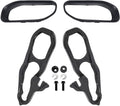 Black Tow Hook and Bumper Bezel for 2019-2021 Ram 1500 J6043