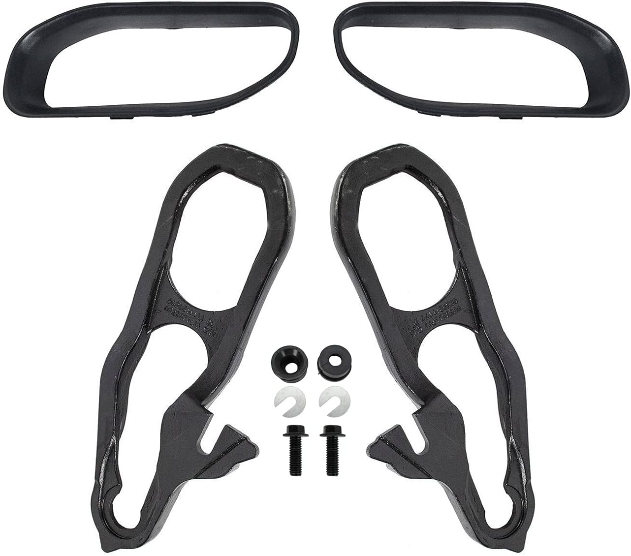 Black Tow Hook and Bumper Bezel for 2019-2021 Ram 1500 J6043