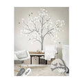Large Maple Tree Wall Decals Forest Vinyl Sticker with Bird L405096