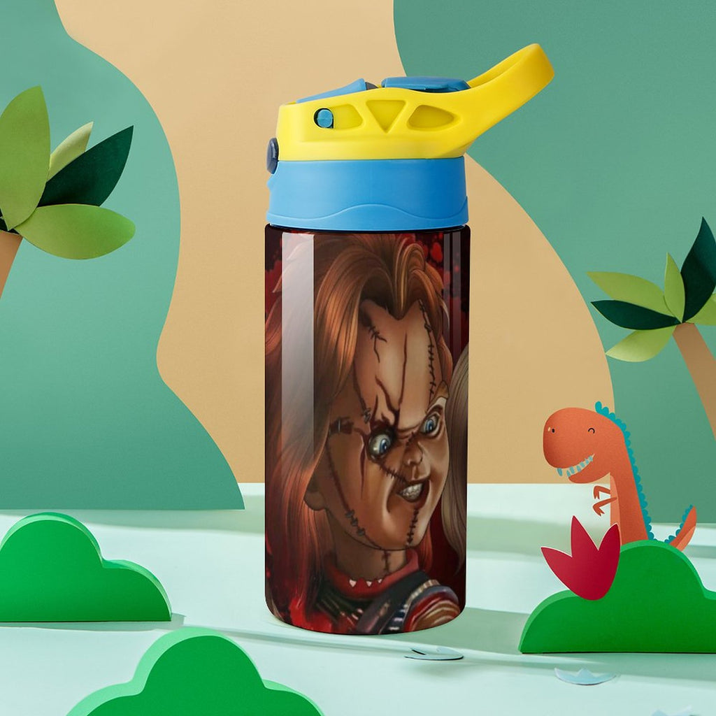 Insulated Stainless Steel Water Bottle with Straw I366