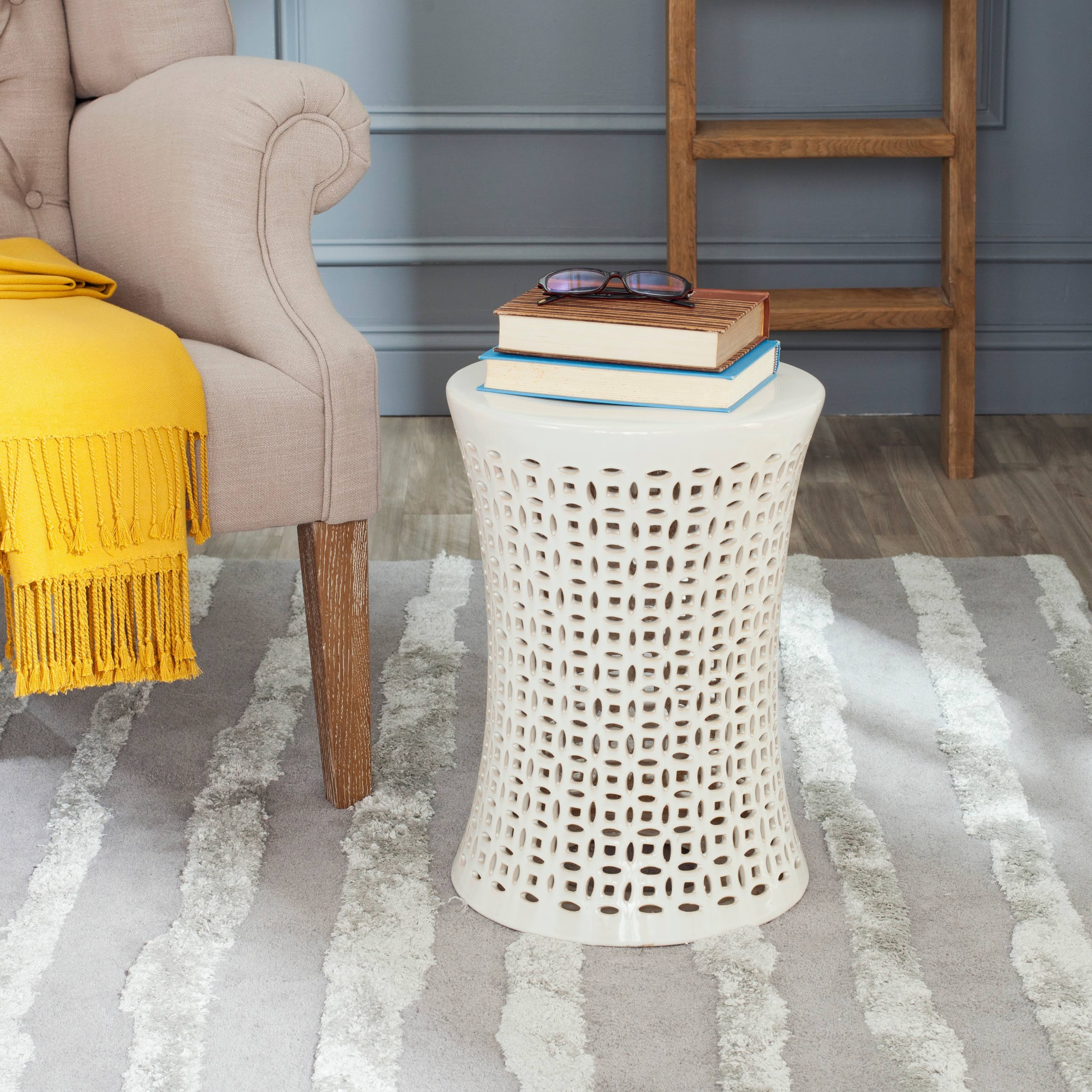 Cream Garden Stool K87852