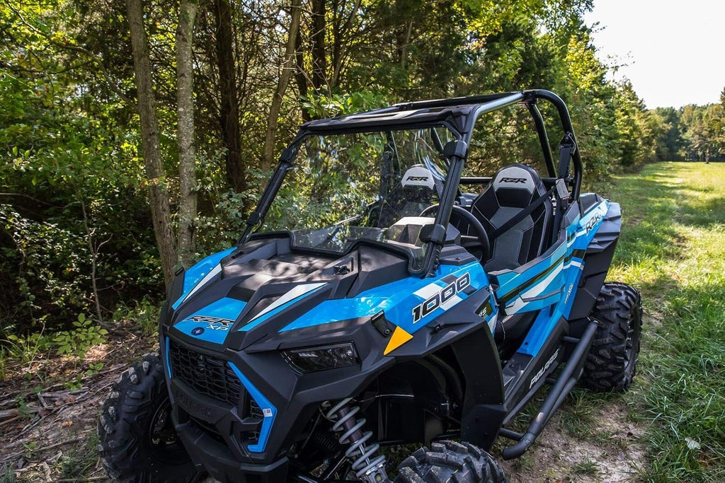 Heavy Duty Full Windshield for Polaris RZR XP 1000 / XP 4 1000, 1/4" Thick Clear Polycarbonate Y90539