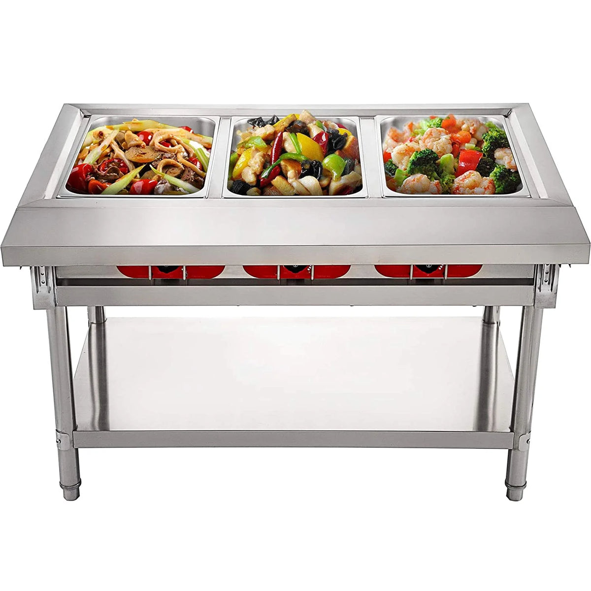 3 Pot Commercial Electric Food Warmer W44204
