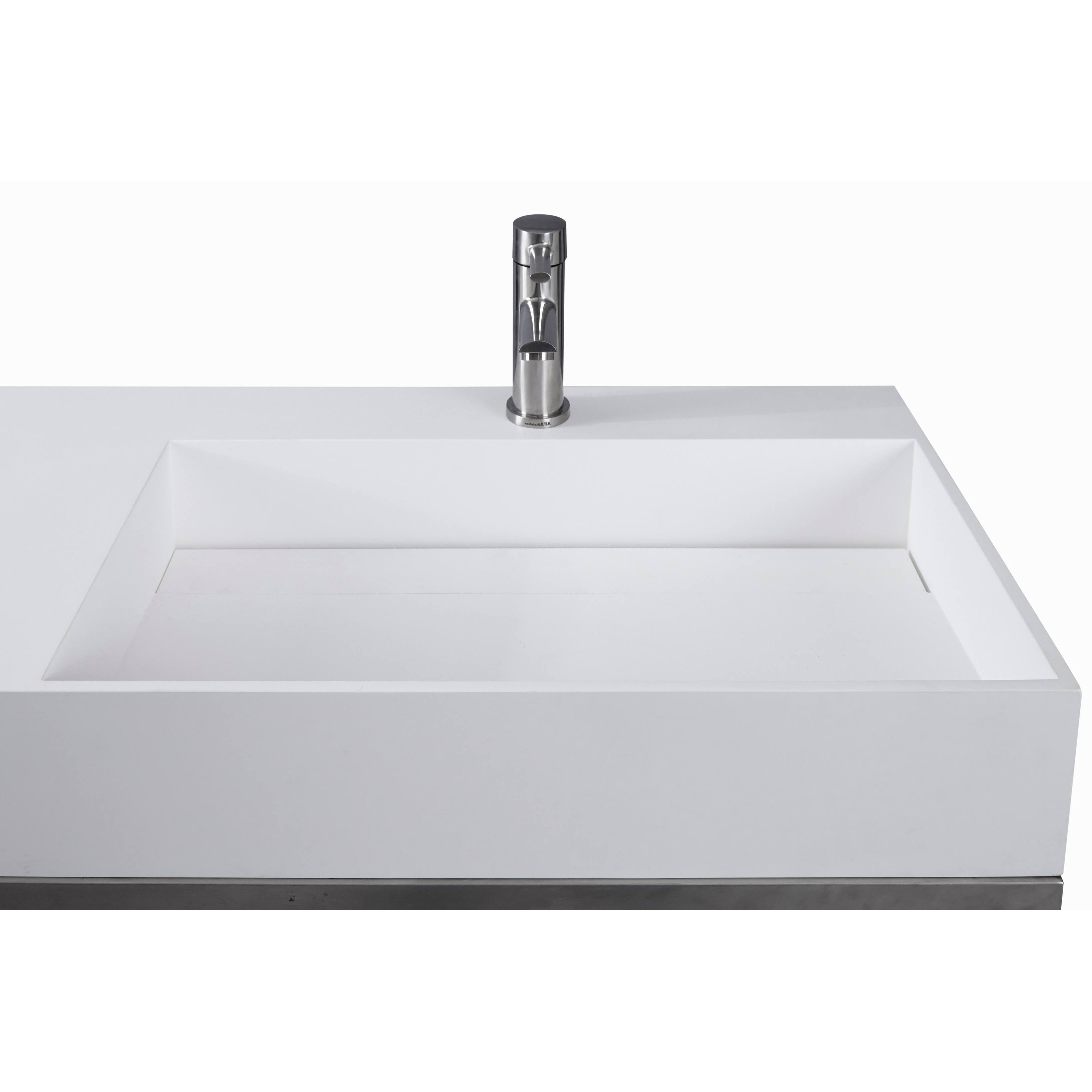Black Wall Mounted Sink A8545