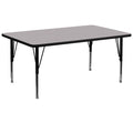Rectangular Activity Table with Grey Thermal Fused Laminate Z253281