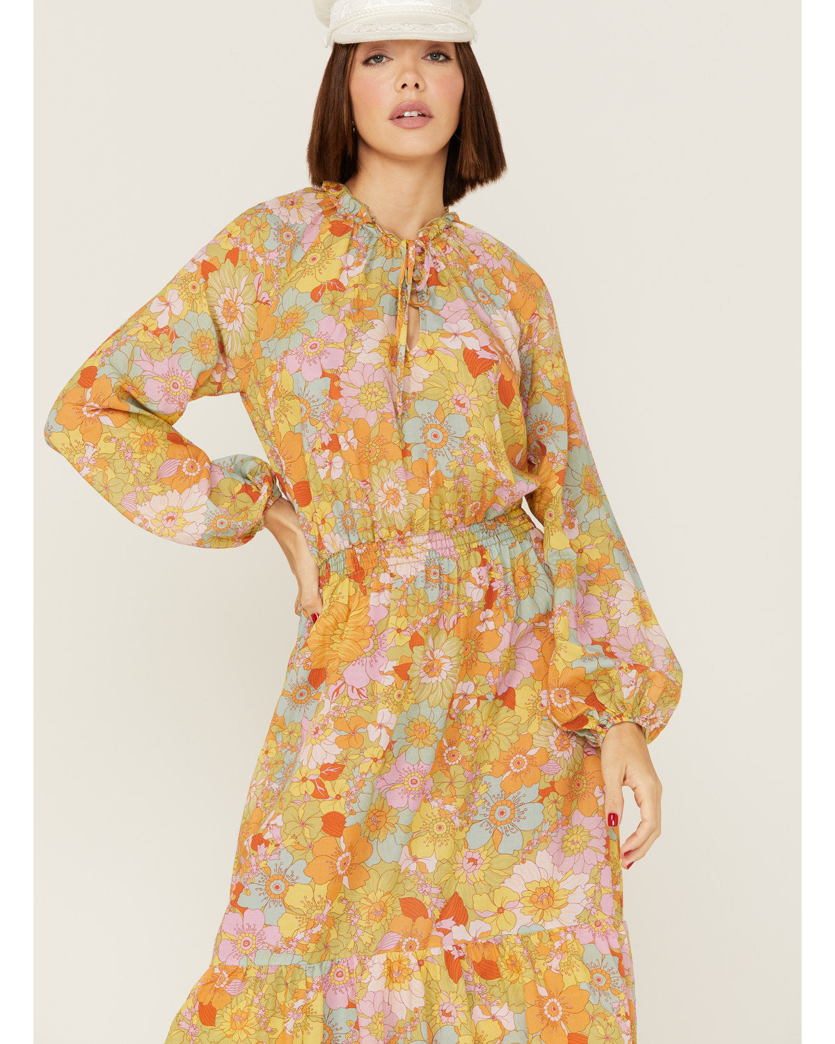 Multi Medium Midi Dress M2724