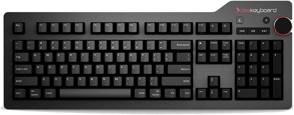 Blank Wired Mechanical Keyboard with Cherry MX Blue Switches, Aluminum Top, 104 Keys N2616