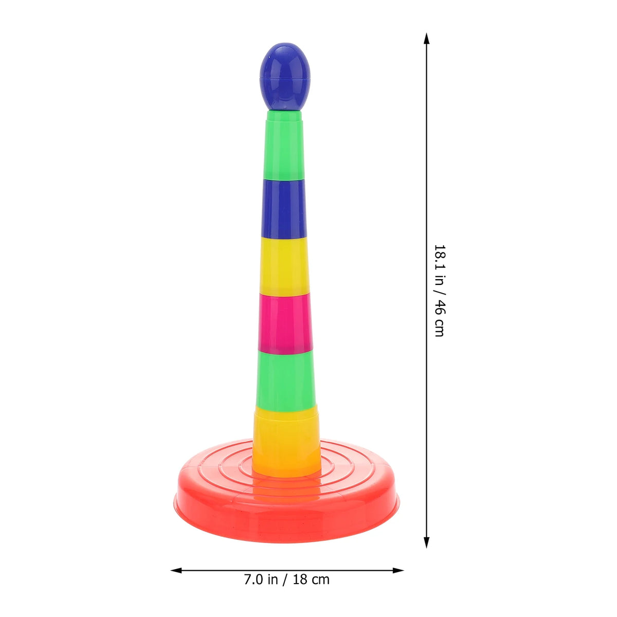Colorful Plastic Ring Toss Game Set H363043