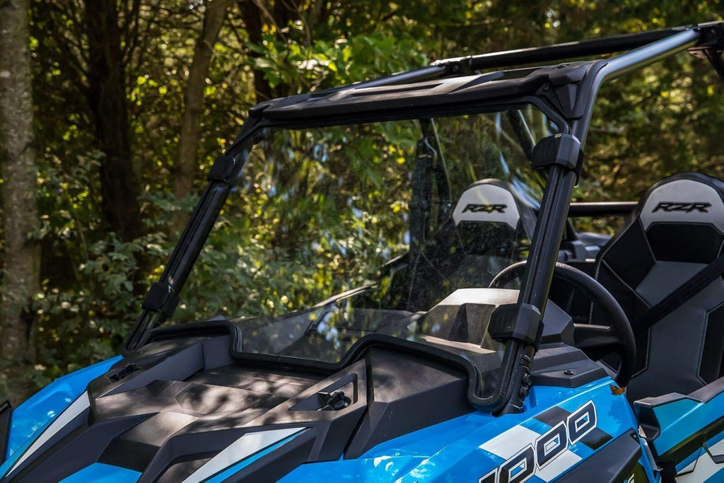 Heavy Duty Full Windshield for Polaris RZR XP 1000 / XP 4 1000, 1/4" Thick Clear Polycarbonate Y90539