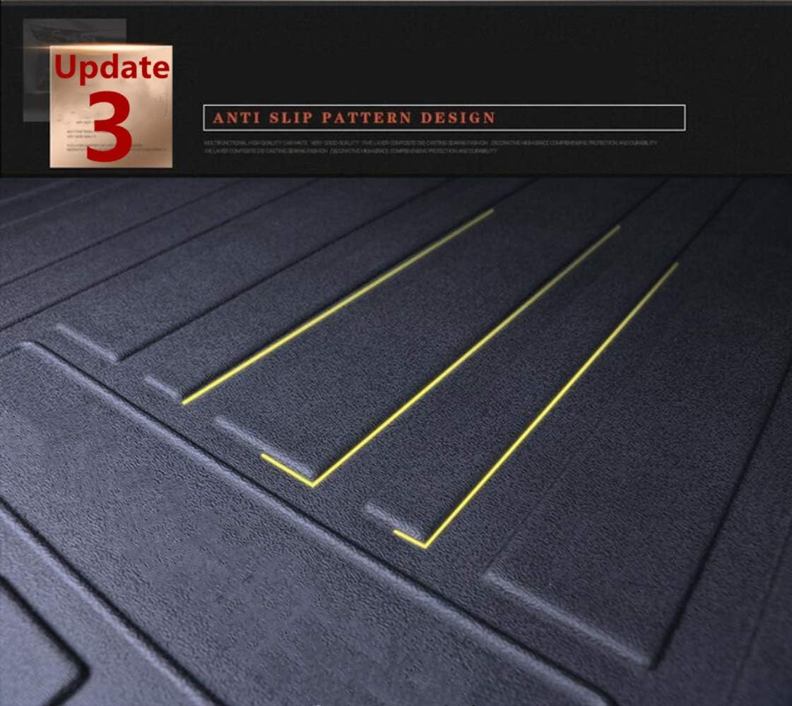 Black TPO Rear Cargo Liners Trunk Tray Mats for Honda Accord K706