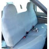 Gray Automotive Twill Truck Bench Seat Covers P8346