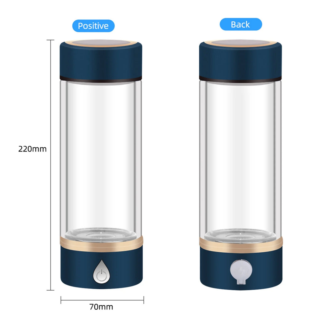 420ml Portable Hydrogen-Rich Generator Bottle Glass Cup Y547753