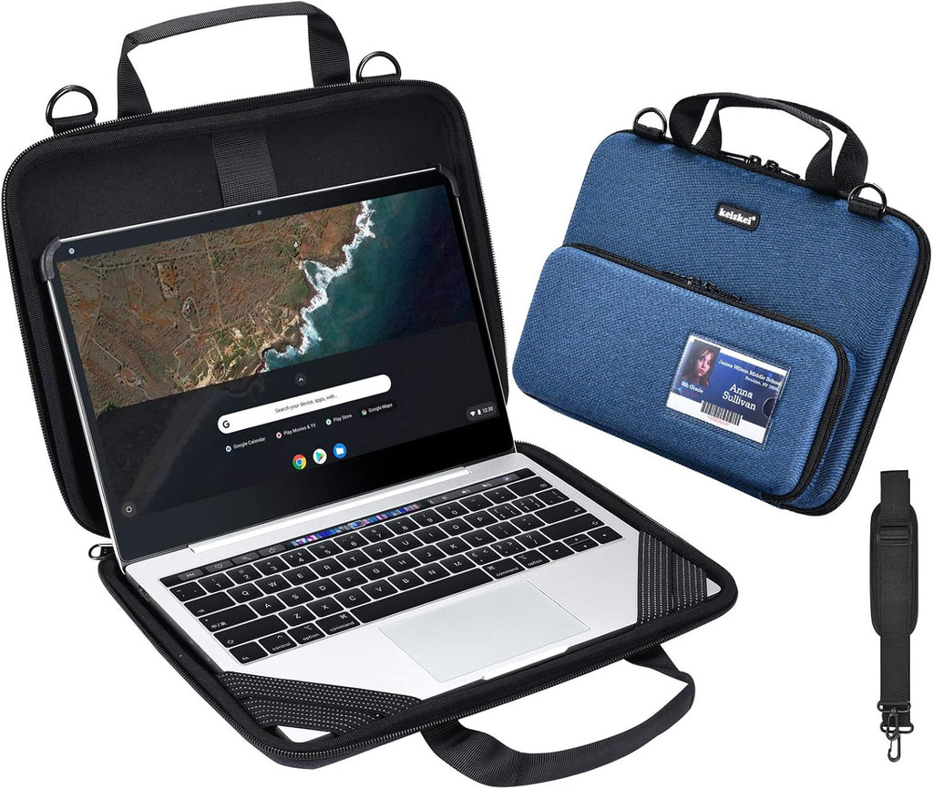 Gray Pack of 2 Laptop Case with Pouch and Shoulder X127
