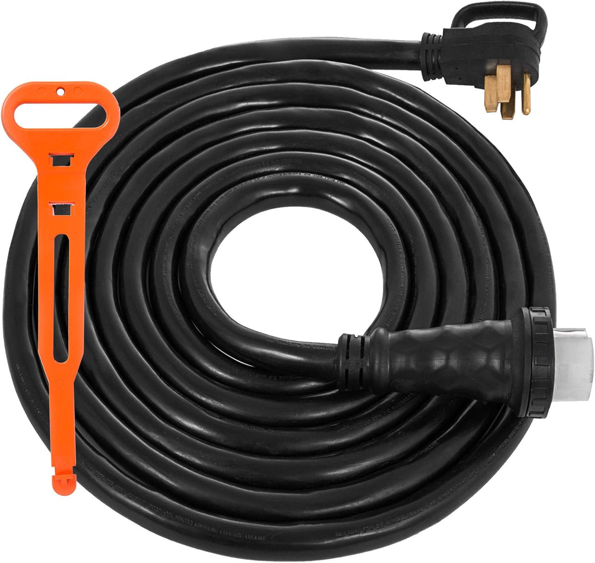 50FT 50 AMP Weatherproof Heavy Duty Twist Lock RV Extension Cord O7936