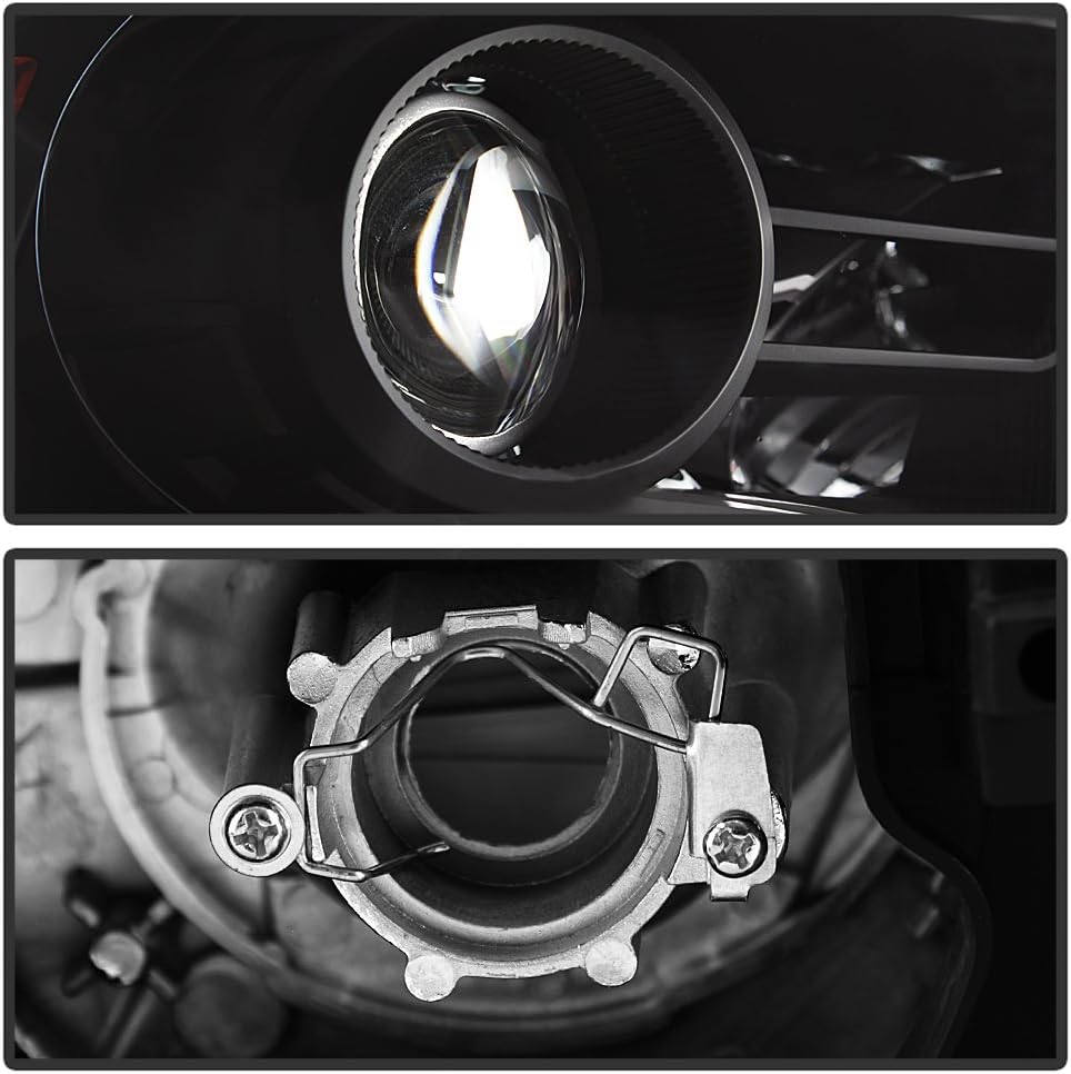 White LED DRL Headlights Assembly W786