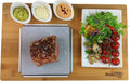 Black Rock Grill Steak On The Stone Set, Hot Rock Grill Table Top Lava Cooking Stone L1137