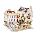 Britain Bar Pub Life Scene 3D Wooden Dollhouse Miniature With Furniture X59527