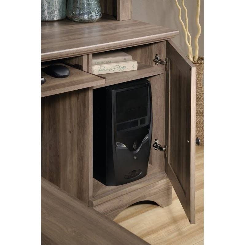 L Shaped Computer Desk in Salt Oak W867