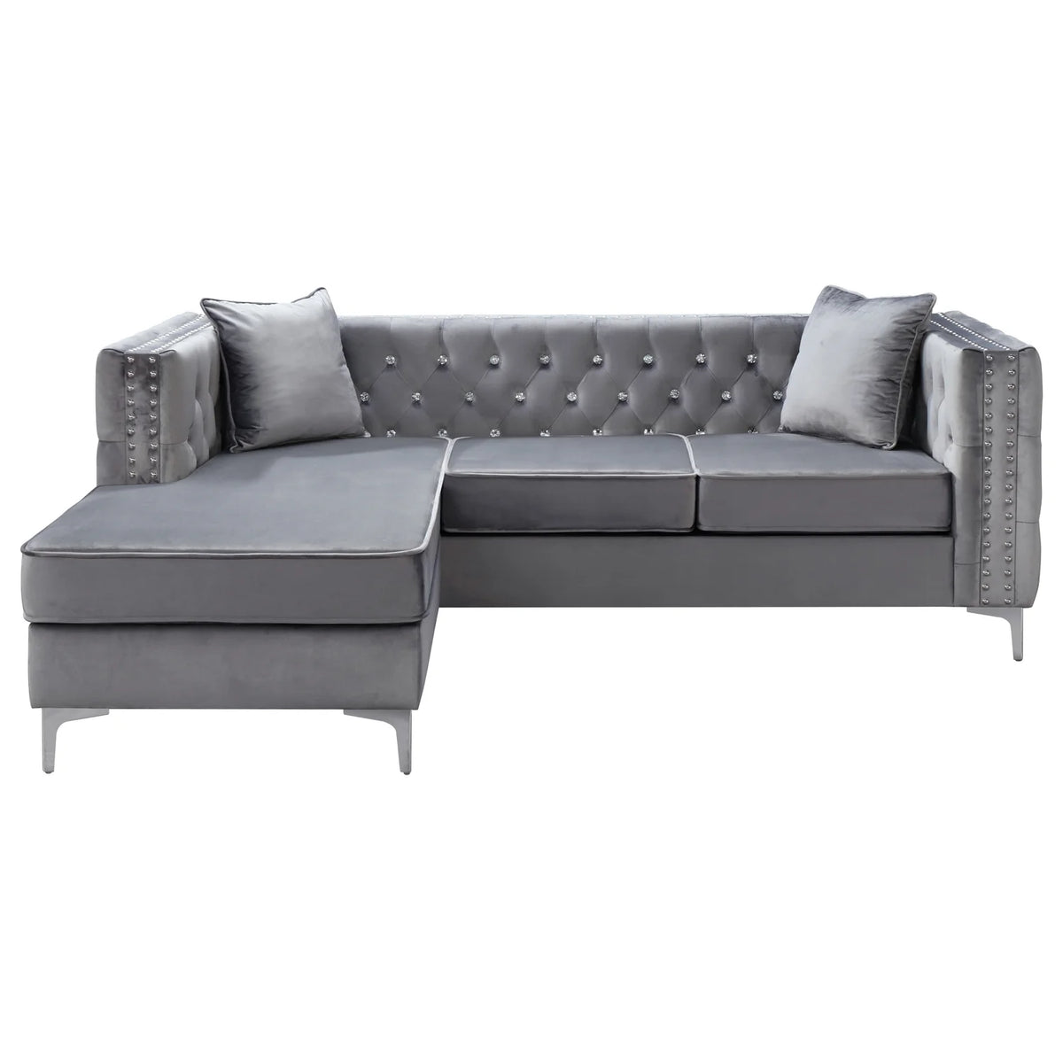 Gray Sofa Chaise I625030