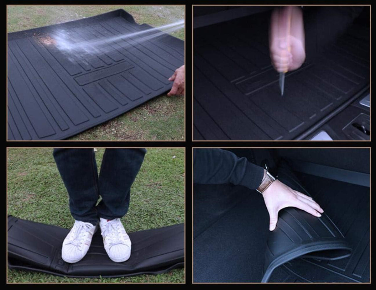 Black TPO Rear Cargo Liners Trunk Tray Mats for Honda Accord K706
