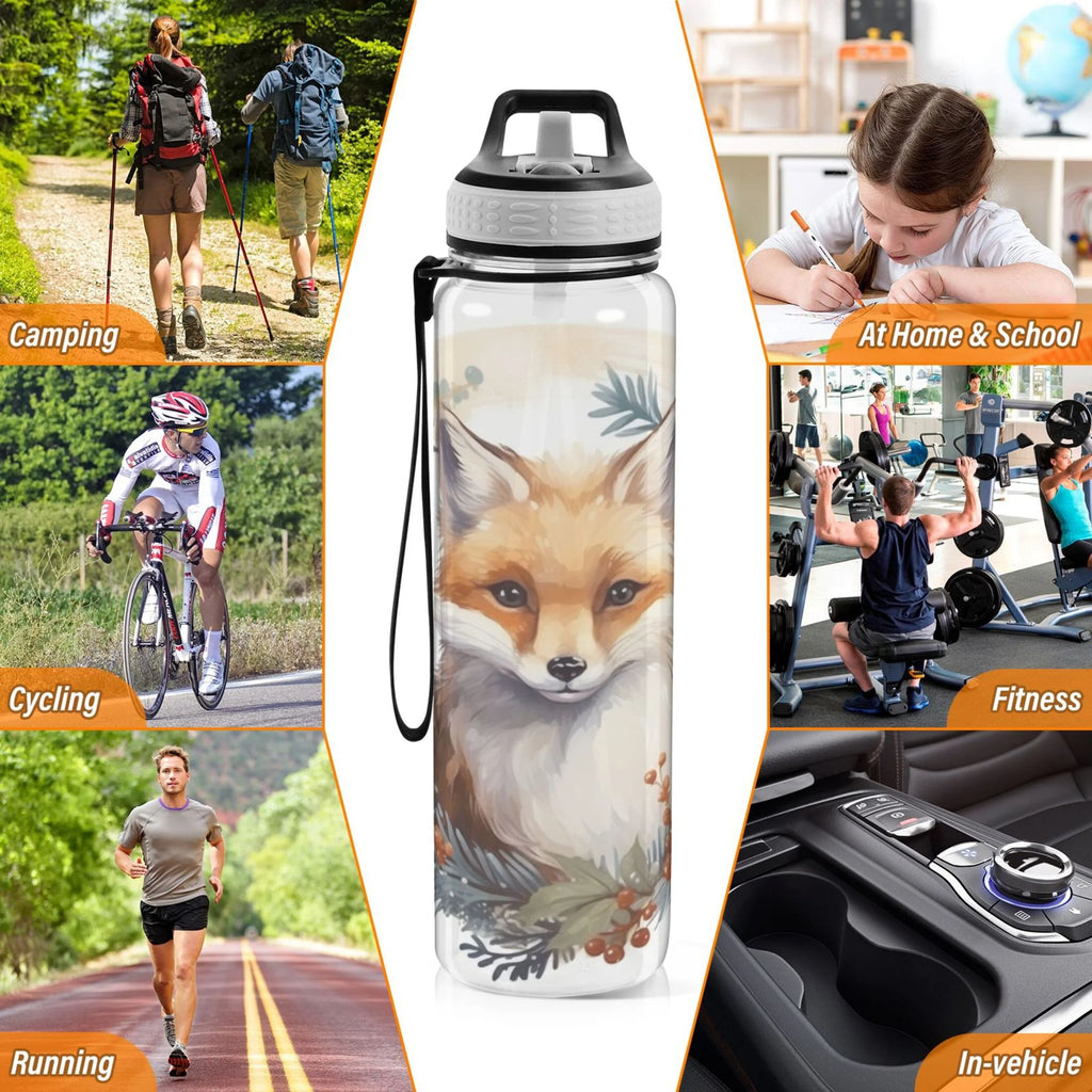 32oz Tritan Leakproof Water Bottle with Straw G3728