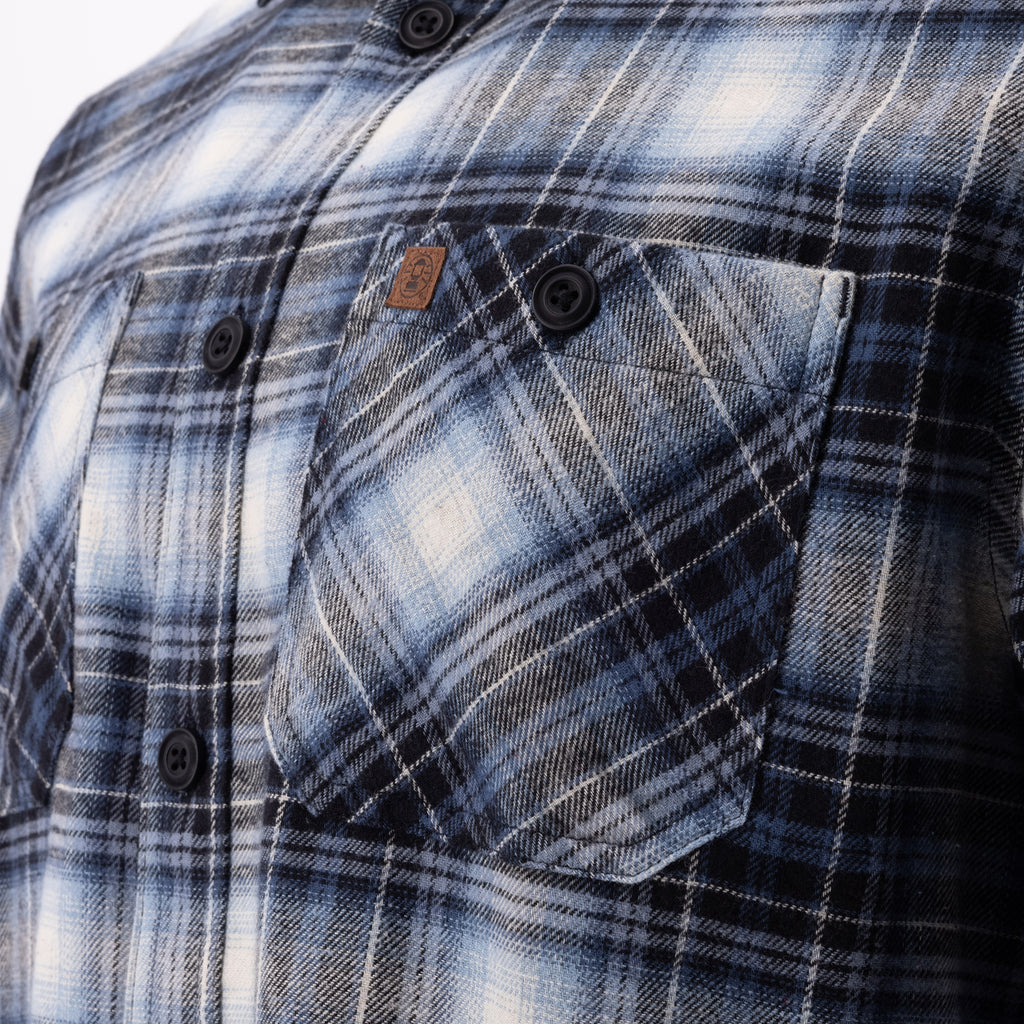 Men's Long-Sleeve Midweight Flannel Shirt F421587