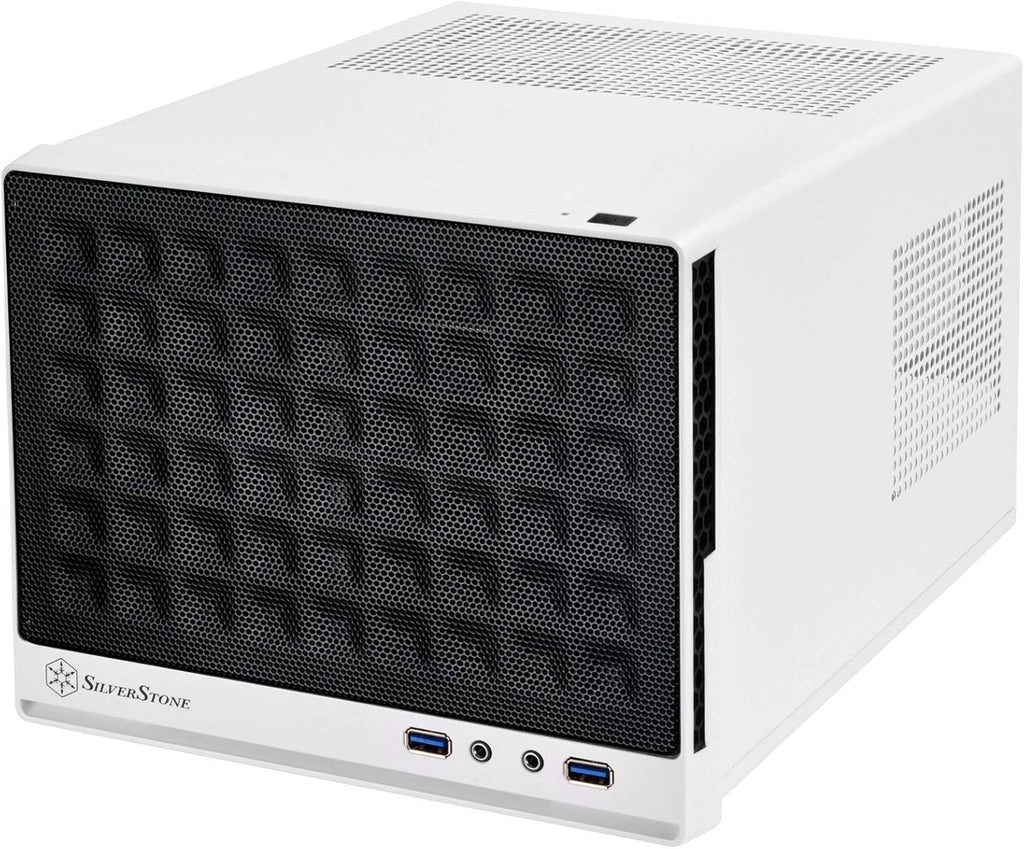 Black Ultra Compact Mini-ITX Computer Case with Mesh Front Panel K760712