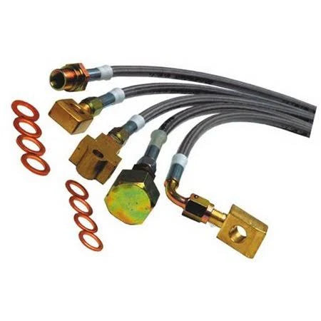 Braided Stainless Steel Front Brake Line W840070