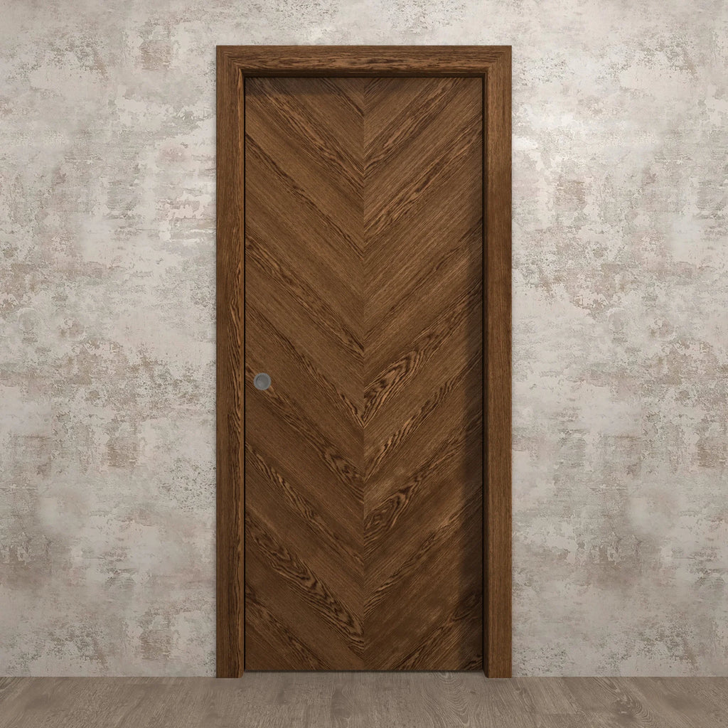 Sliding Pocket Door 18 x 84 inches Solid Wood S440