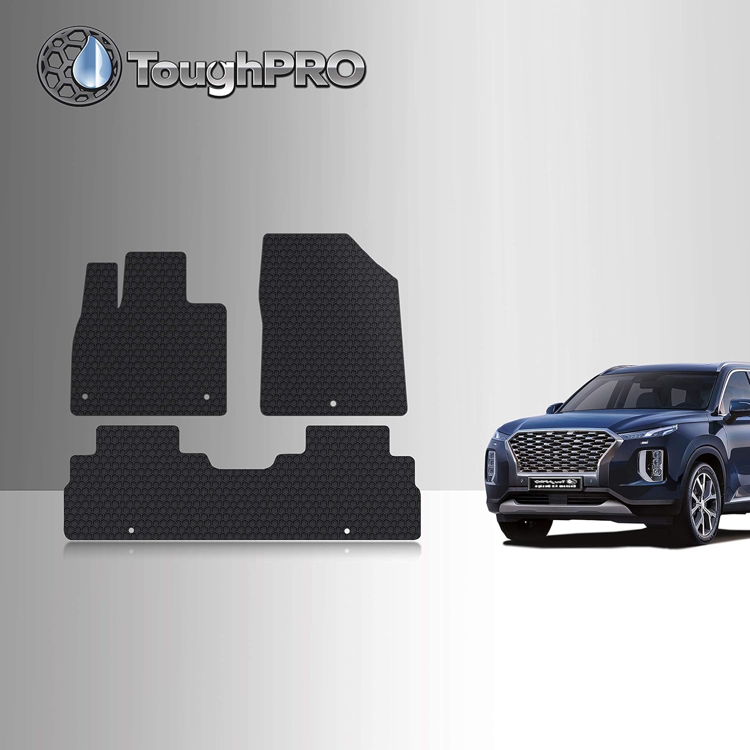 Black Rubber Cargo Mats F637