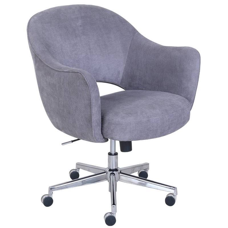 Dovetail Gray Home Office Chair A3415