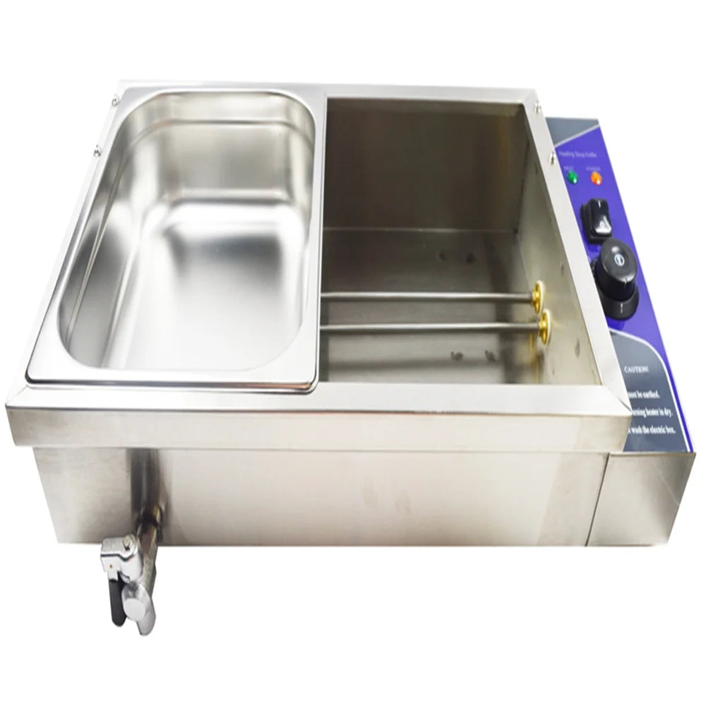 Commercial Food Warmer Stainless Steel 2-Pot Electric Steam Table X32932