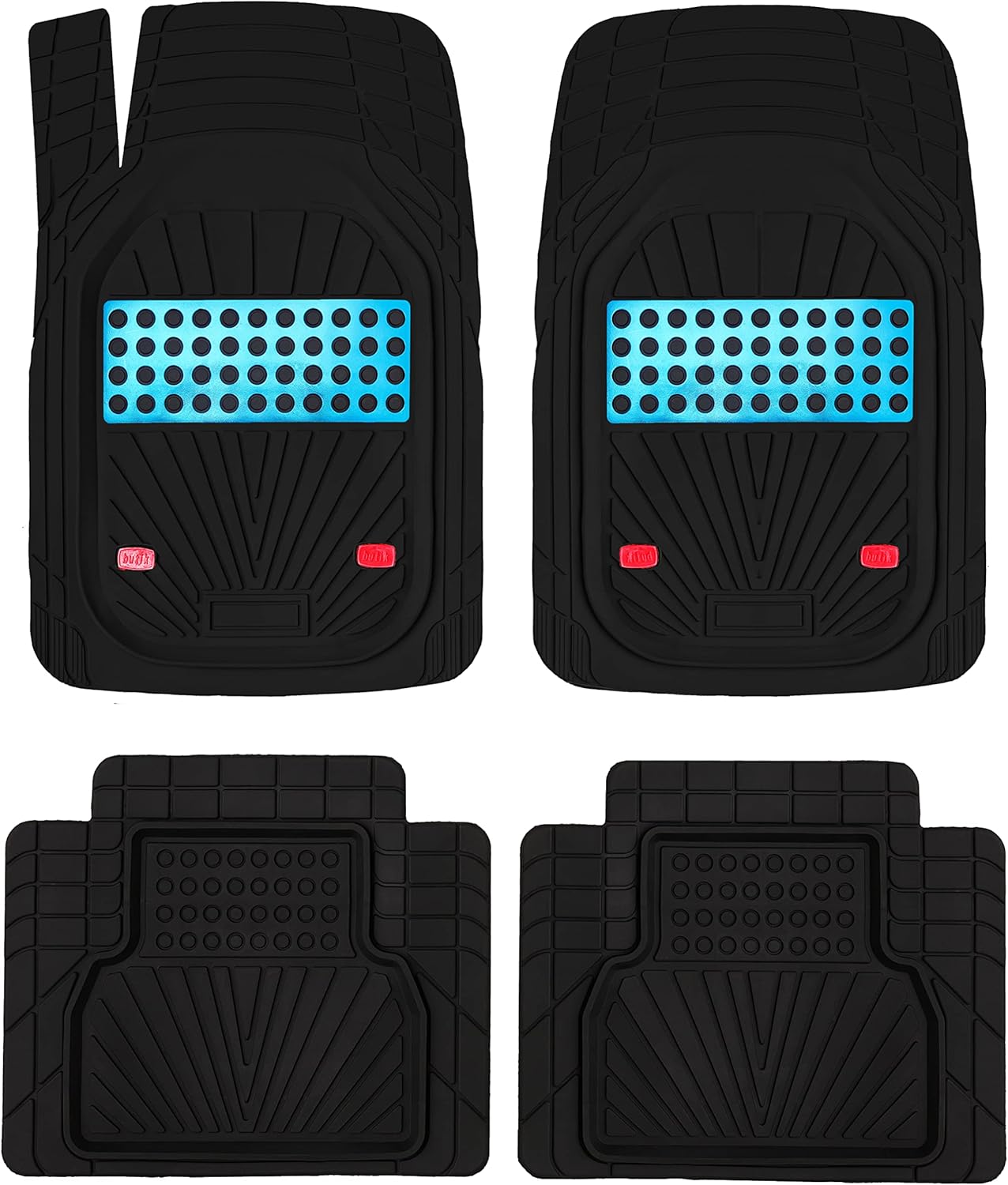 Red SUV Car Automotive Floor Mat 5-Piece Set K108832