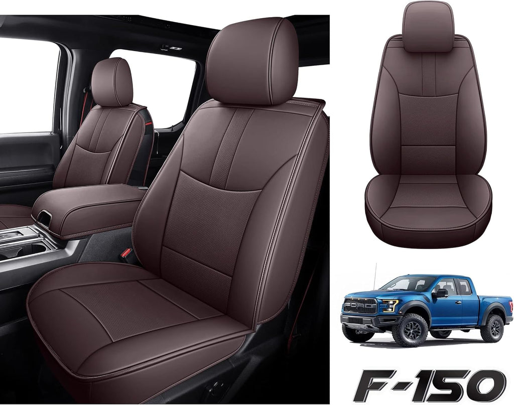 Leather Car Seat Cover for Ford F150 2009-2022 E7874