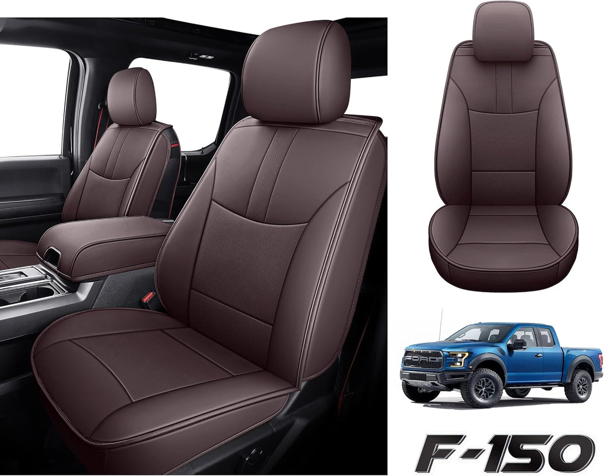 Leather Car Seat Cover for Ford F150 2009-2022 E7874